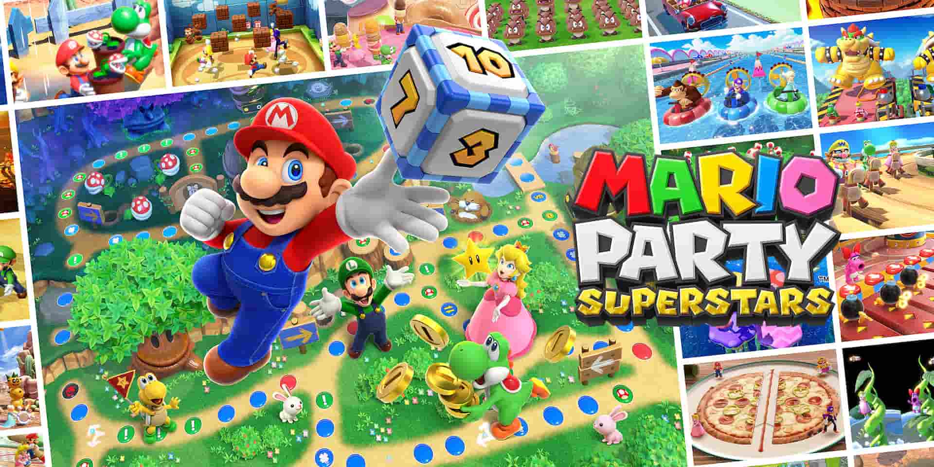 پوستر بازی Mario Party Superstars