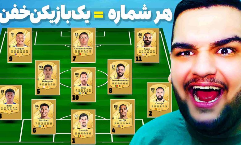 تصویر از ناخونک: بازی FC 25 – از شماره ۱ تا ۱۱ هر شماره = یک بازیکن خفن!